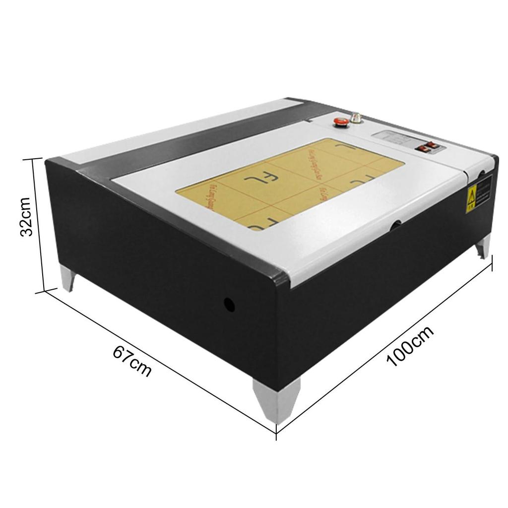 50W CO2 Laser Engraver Cutter Cutting Machine Engraving Tool 400*400mm