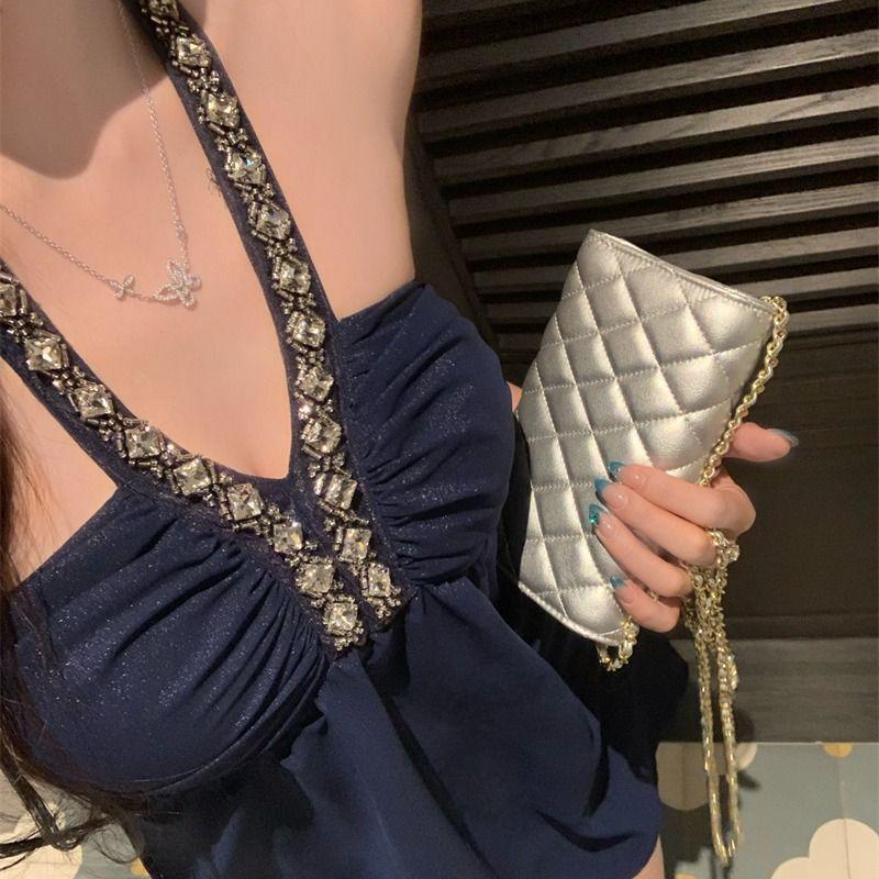 Leichter Luxus Promi-Kleid mit Reifem und Hochwertigem Schlankem Rückenfreiem Trägerlosem Ärmellosem A-Linien-Rock