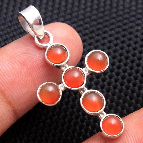 Green Onyx Silver Pendant, Reiki Pendant, Cross Pendant, Silver Pendant, 925 Sterling Silver Handmade Jewelry, Crystal Healing Pendant