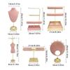 Multifunctional Jewelry Display Stand Shop Counter Jewelry Exhibition Rack Sturdy Stand Holder for Various Ornaments