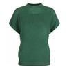 Shop   Women Semi High Neck Simple Raglan Cap Sleeve KniT T shirT Bom Wkn260017 