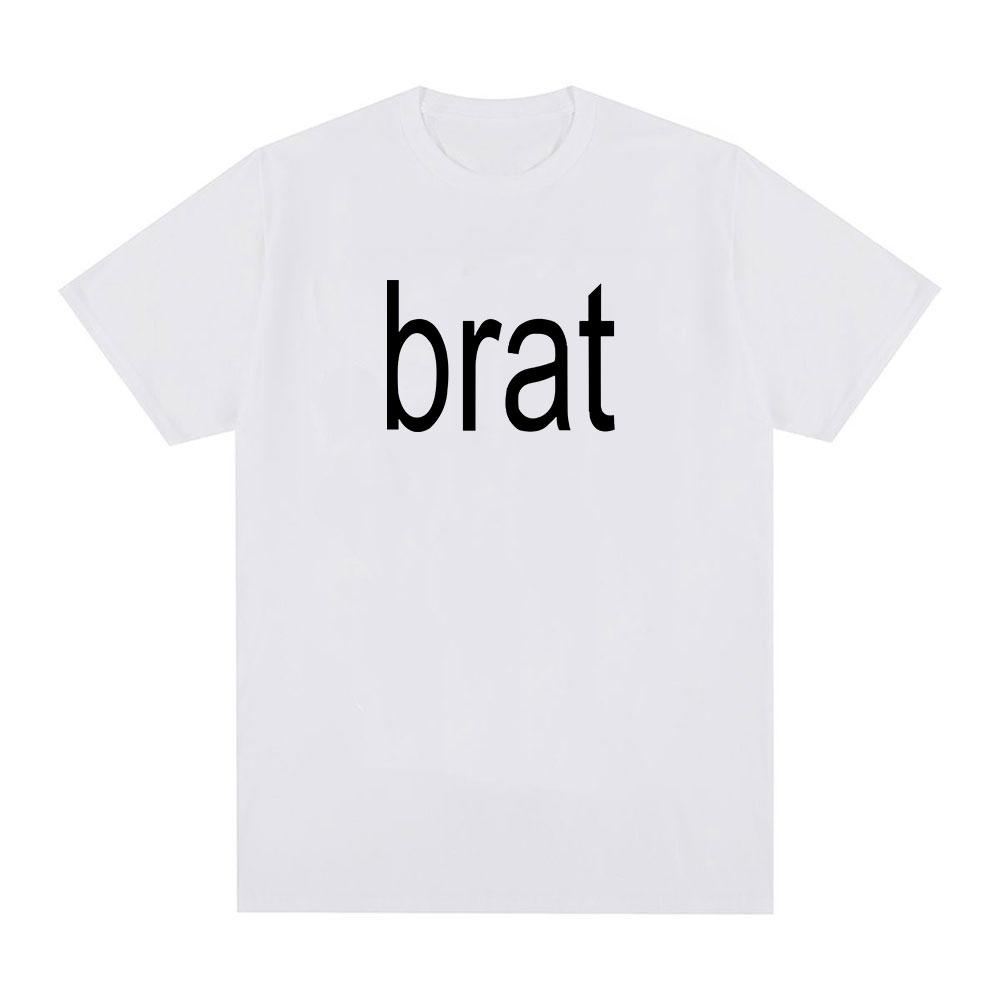 Charli Xcx and Special Guest Shygirl T-shirt Brat Album Retro T-shirt Aesthetics Summer Print 100% Pure Cotton T-shirt
