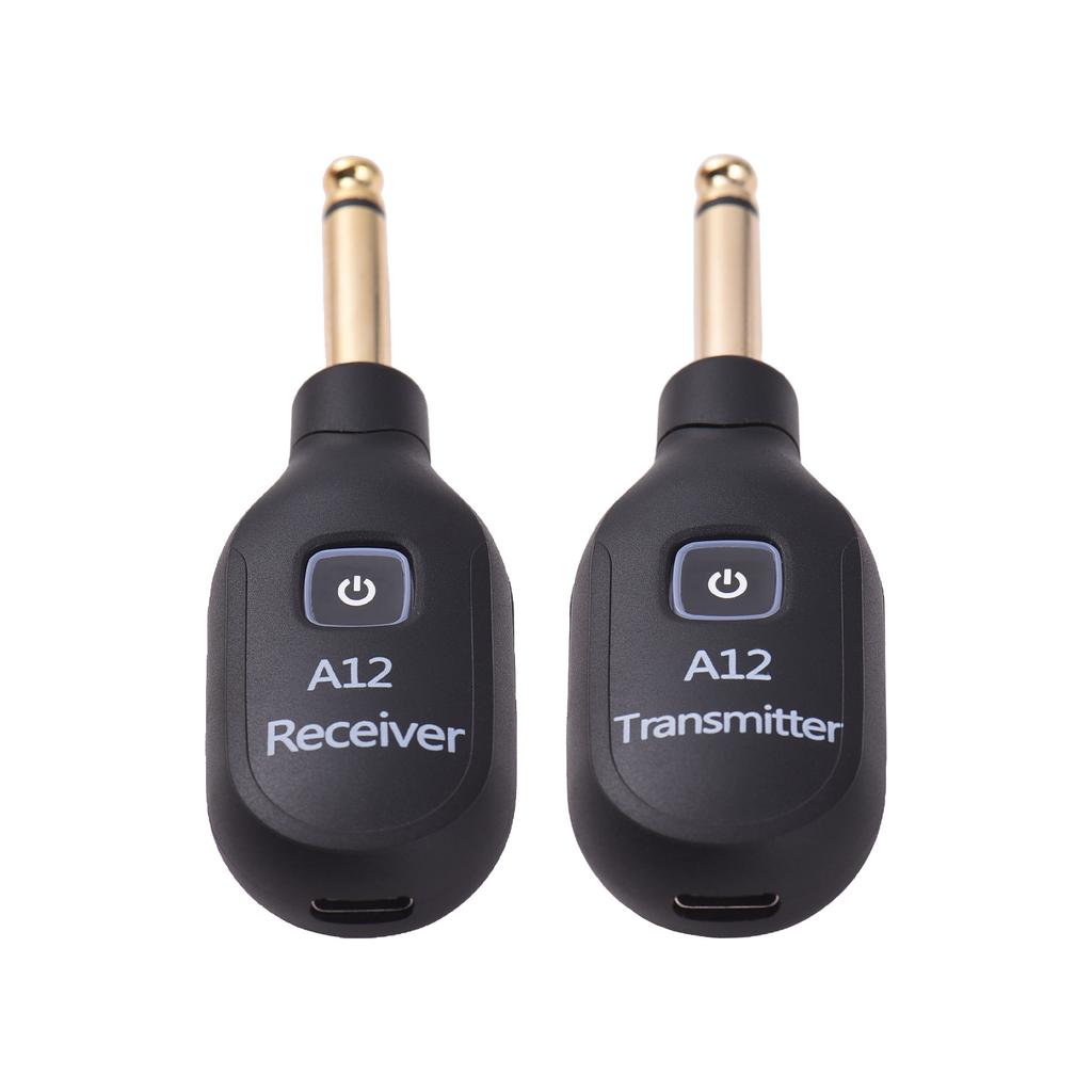 2.4G Wireless Guitar System Rechargeable Portable Guitar Transmitter Receiver Set Dual Mode