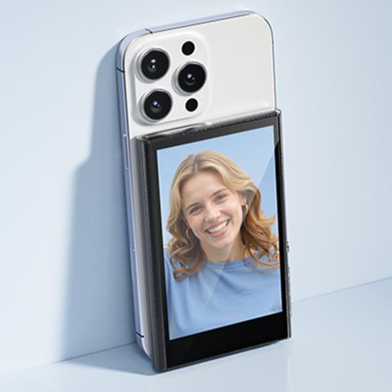 Vlog Selfie-skjerm Justerbart Universalt Magnetfeste Stabil Trådløs Tilkobling Bakkamera Selfie-skjerm