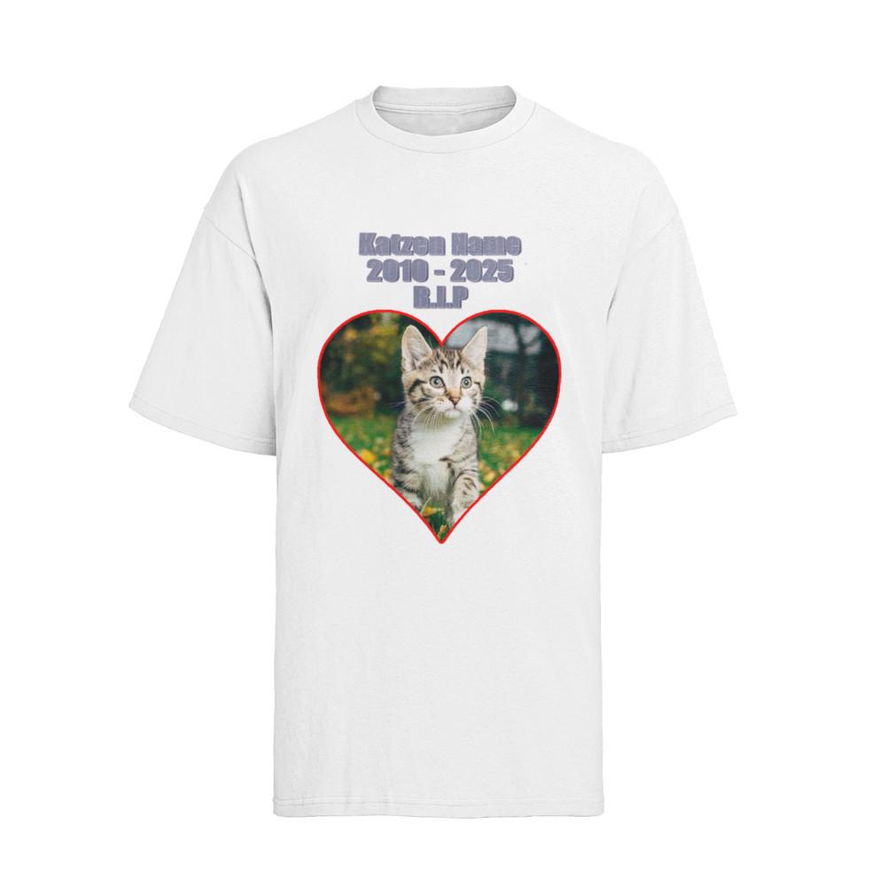 

Personalised Cats Saying Photo RIP Memorial Deceased Cat Mens T-Shirt 4XL