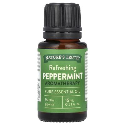 Pure Essential Oil, Refreshing Peppermint, 15 Ml (0.51 Fl Oz)