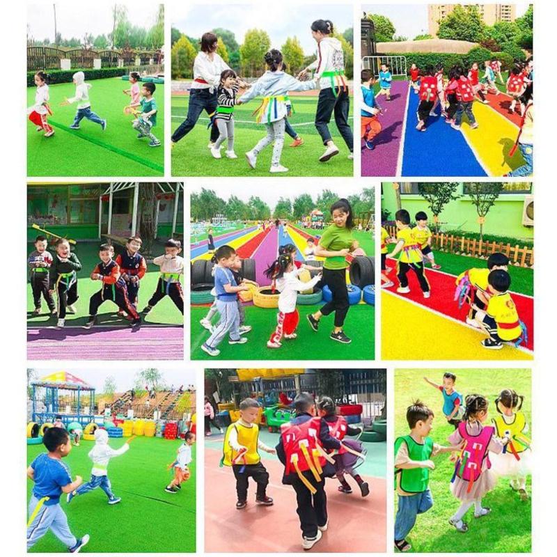 KIDS Outdoor Funny Game Toy Belt For Kindergarten Kids Catching Tail Training Equipment Teamwork Game Toys for Children