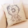 Home Decor Cushion Cover Sun Moon Pattern Throw Pillowcase Pillow Covers For Car