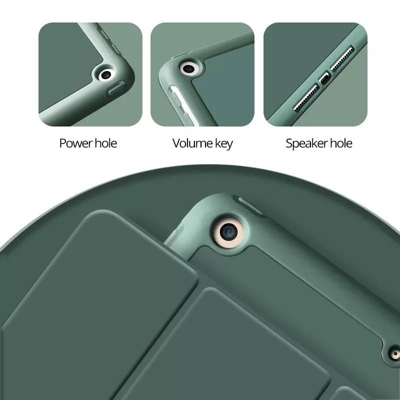 Folio Tablet Hülle für Apple iPad Pro 11 2021 Ladefunktion für Stift Automatischer Schlaf-/Aufwachmodus mit Stifthalter