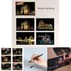 Kit de Papel para Pintar con Rascar 'Vista Nocturna Mágica' Para Diversión y Exploración Creativa Infantil