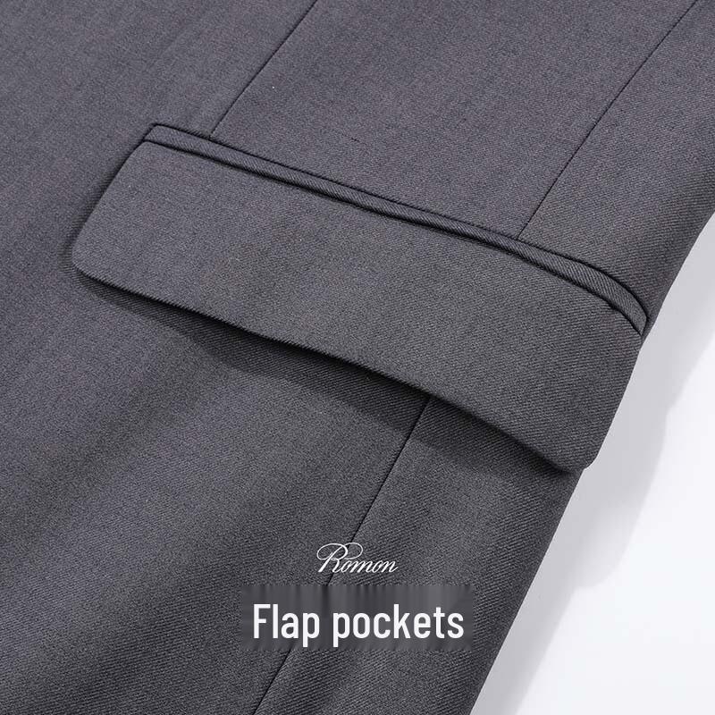 ROMON Men's Versatile Business 3-Piece Suit
