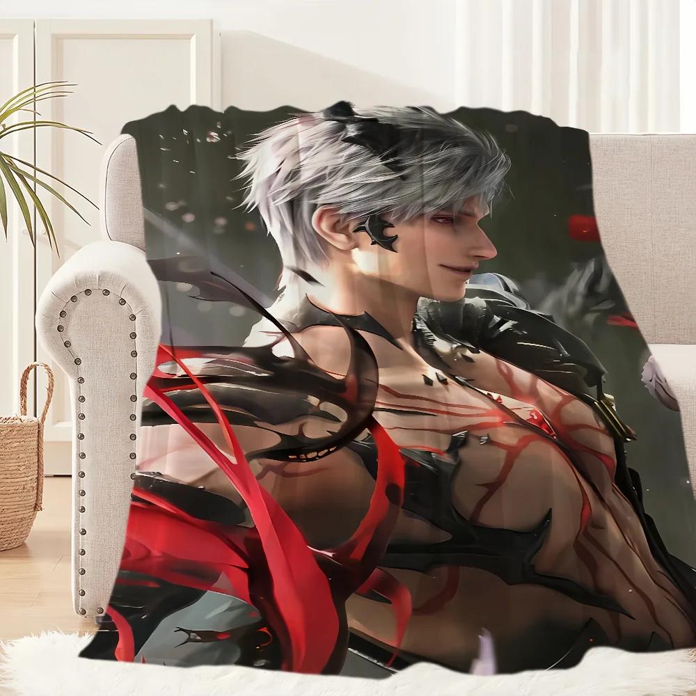 Game Love and Deepspace Sylus Warm Soft Plush Nap Blankets Sofa for Living Room Office Bedroom Home Travel Kid Birthday Gifts