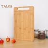 Bambusowa deska do krojenia, pogrubiona, dwustronna, do krojenia mięsa i warzyw, kuchenny panel do krojenia z pionowym schowkiem, przeciw pleśni, owoce