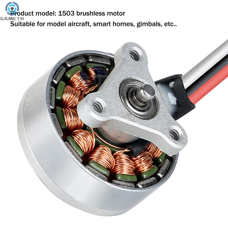 1PC 1503 Airplane Brushless Motor RC Electric Motor For 4 Axes Remote Control Airplanes RC Electric Motor RC Airplane Motor
