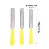 Double Edge Nut Slotting File Set Fret Crowning File for Bass Guitar Set of 3Pcs