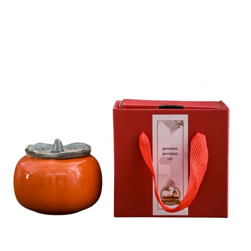 Persimmon-Themed Father s Day Tea Caddy Gift Set