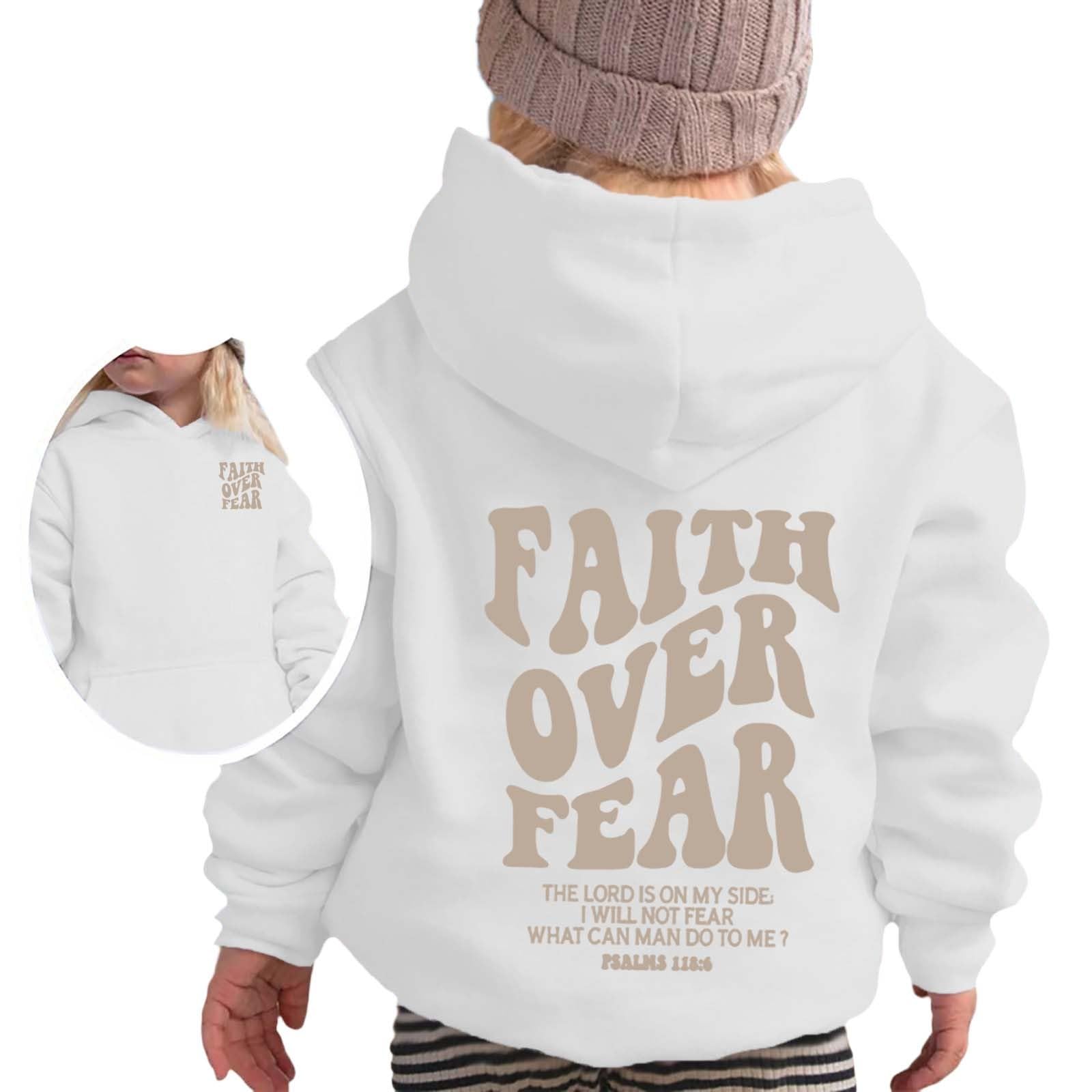 

Children s Fashionable Casual Hooded Sweatshirt 160 білий