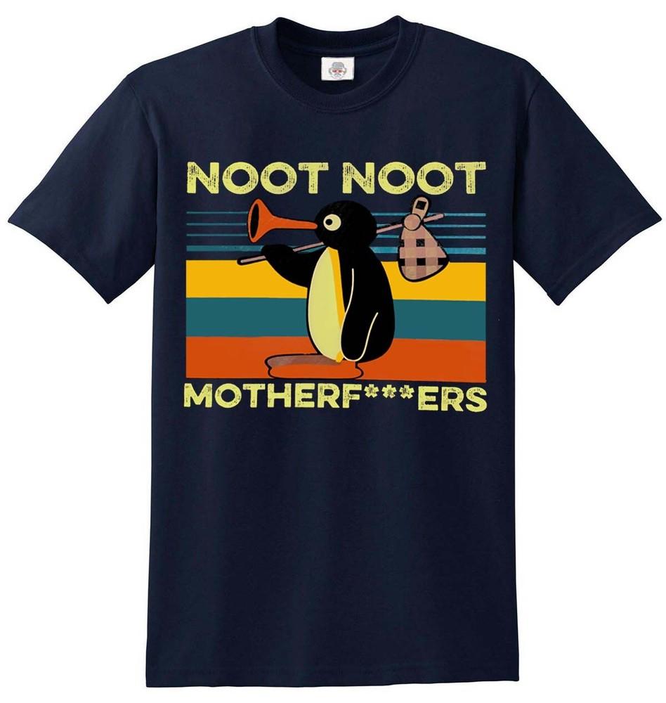 Pingu Noot Noot TShirt Unisexs Funny Motherfckers Offensive Rude Funny Top Tee