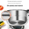 SUPOR 304 Stainless Steel Double-Layer Steamer Pot