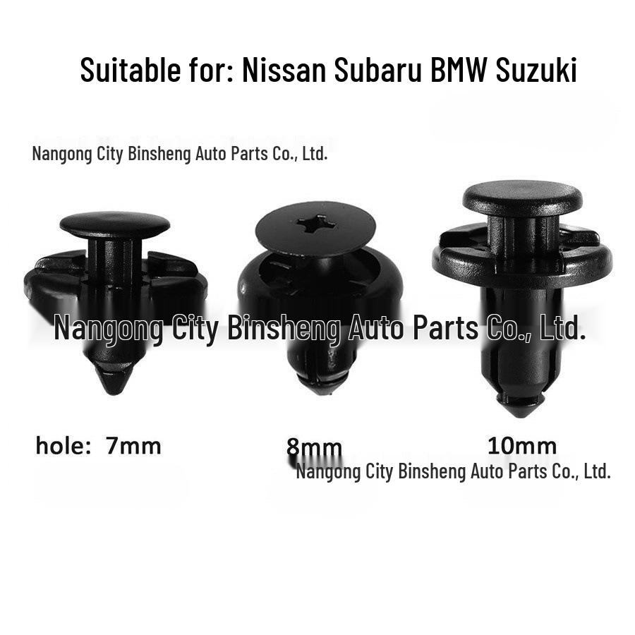Compatible Clips for BMW, Nissan, Subaru, Suzuki Bumper, Fender, Grille, Radiator 10mm