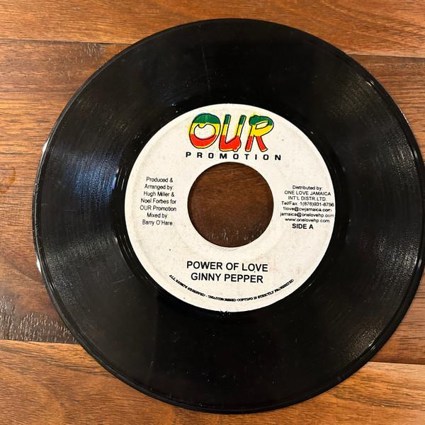 

7inch Record GUINNEY PEPPER MILTON BLAKE Power Of Love Purpose Of Our Live NONE Our Promotion Jamaica Reggae Ska Dub Used