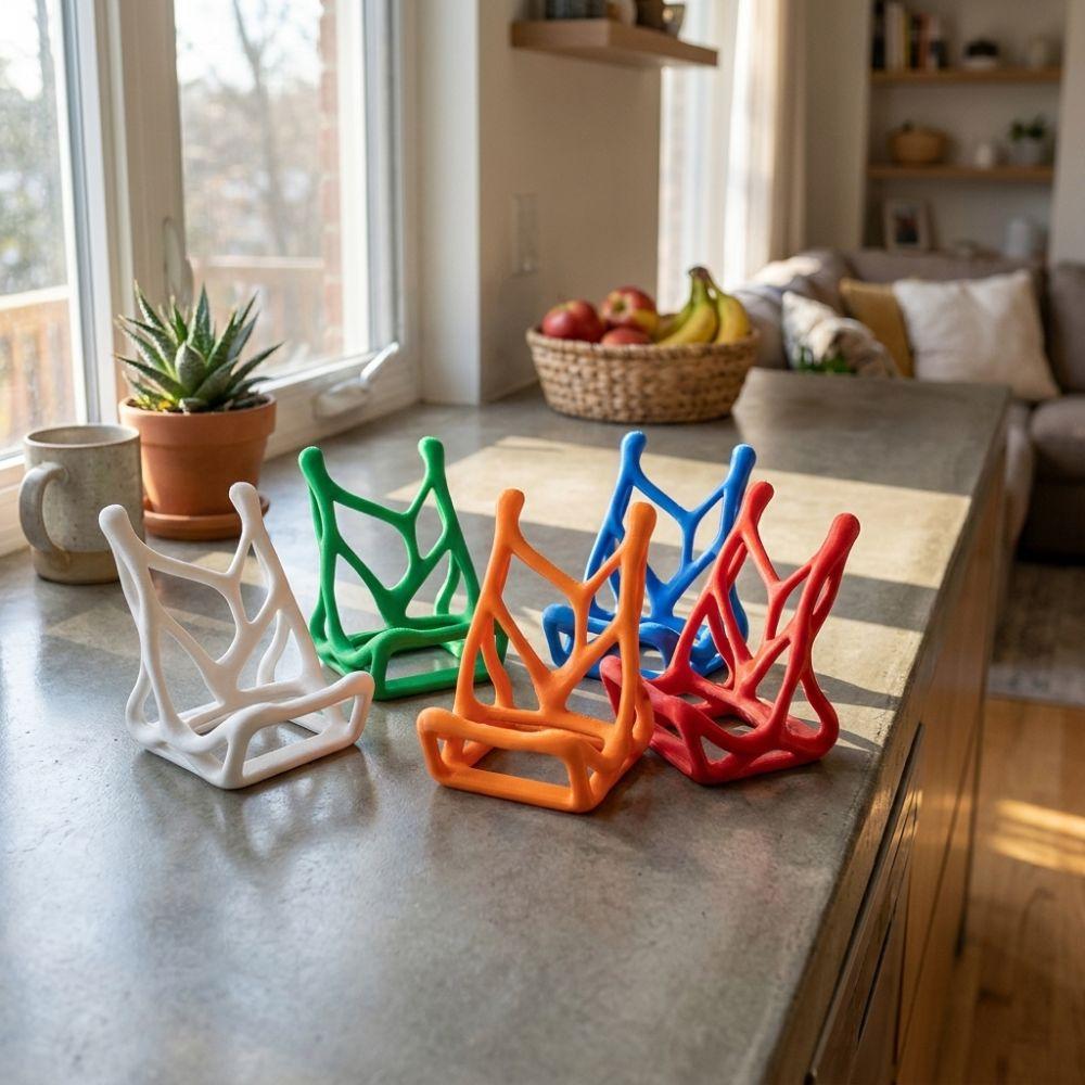 Hands-free Viewing Skeleton Bone Phone Stand 3D Printed Phone Holder Figurine  Desktop Ornaments