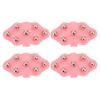 4pcs Palm Shaped Massage Glove Manual Glove Massager with 7 Roller Balls for Body Massage