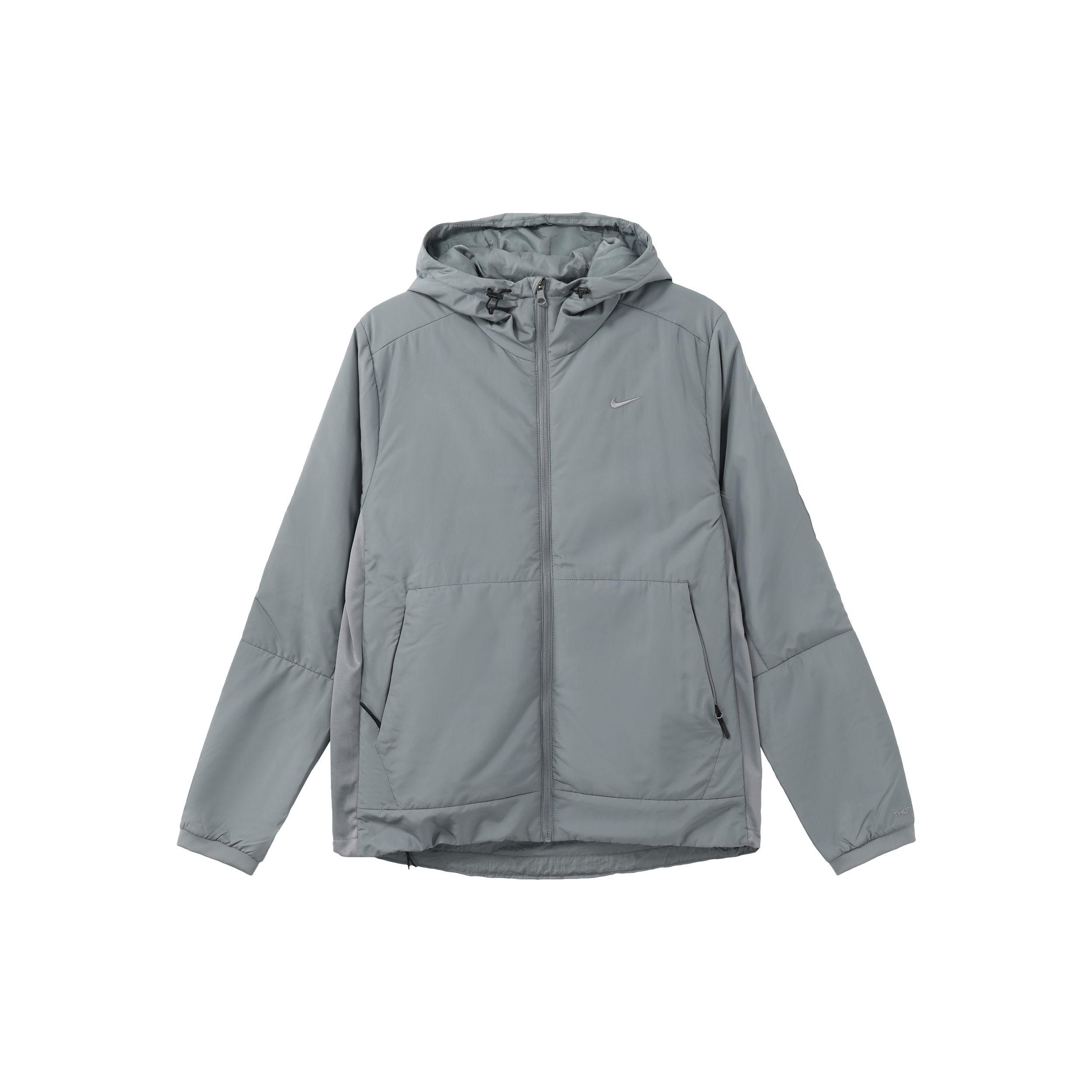 

Nike Unlimited Therma-FIT Однотонная Повседневная Беговая Теплая Куртка с Капюшоном Мужская Куртка Дымчато-Серая FB7545-084 S