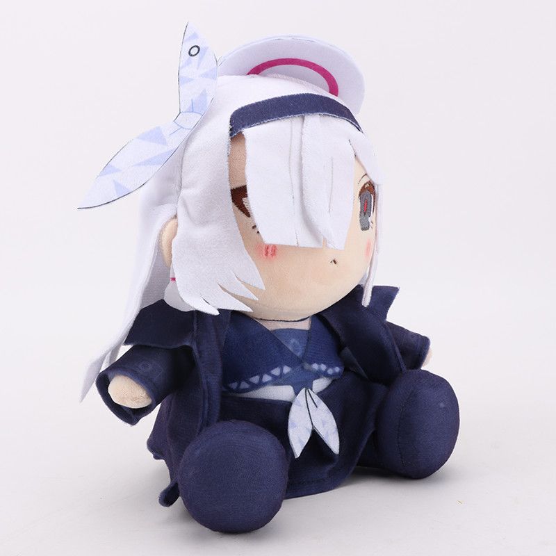 New 19Cm Blue Archive Plana Arona Plush Doll Cute Anime Cosplay Stuffed Toy Room Decoration For Kids Fan Birthday Holiday Gifts