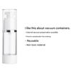 Vacuum Essence/Lotion Transparent Empty Bottles 4 x 50ml