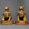 Pair Of Copper Ornaments Eight Trigrams Kirin Home Decor Living Room Entrance Hallway Office Desktop Decoration Gift Openi