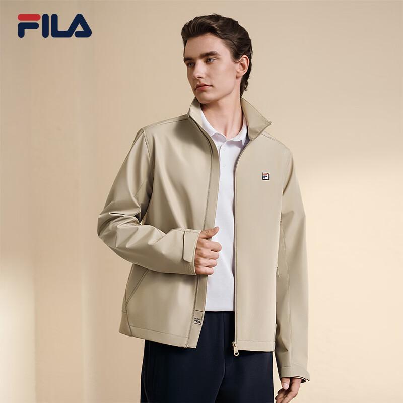 FILA Men's Business Casual Stand Collar Jacket - 2026 Autumn Collection