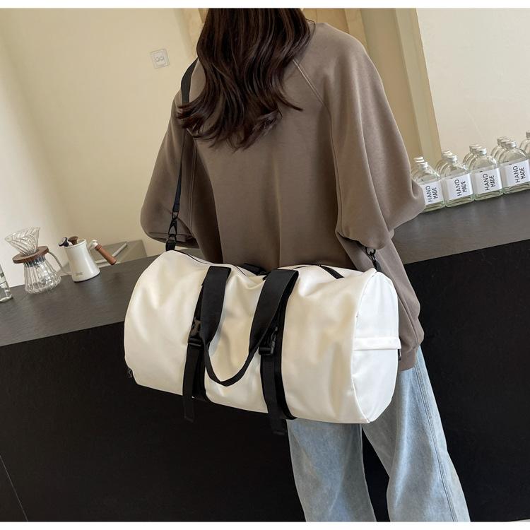 Anti-splashing Water Dry and Wet Separation Travel Bag Large Capacity Portable Swimming Yoga Bag Leisure Sports Training Fitness Bag