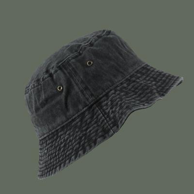 Retro Washed Denim Fisherman Hat Fashionable And Versatile Sunshade Basin Hat