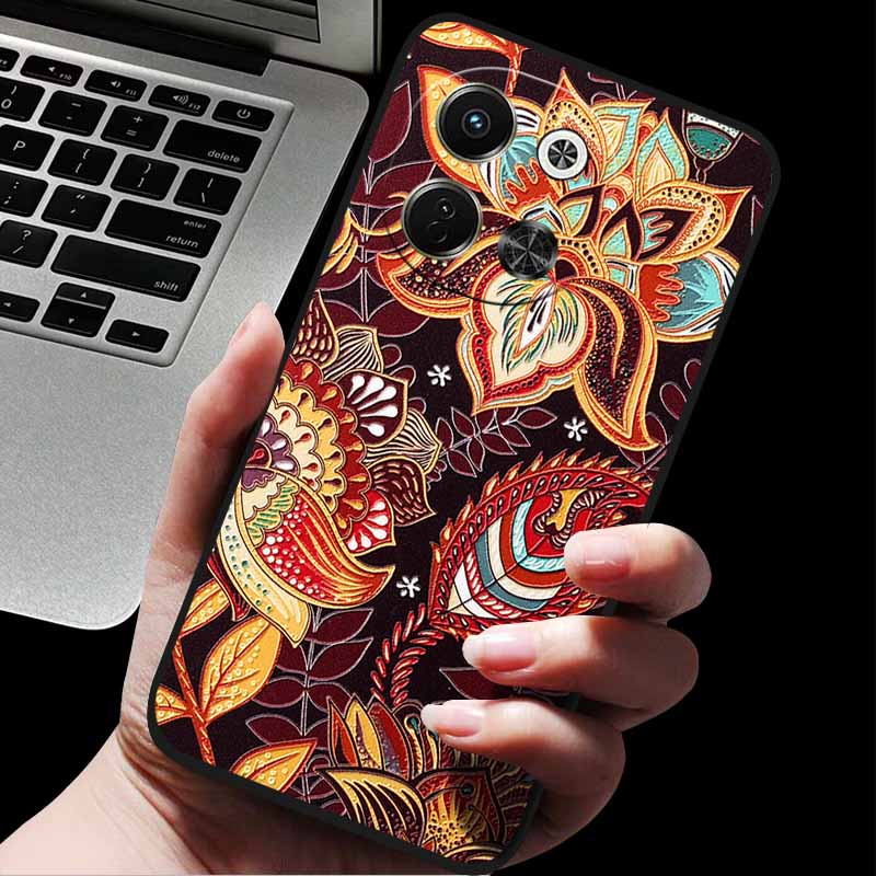 Prägung Hülle Für Tecno Spark 30 5G/ Spark 30 Pro 4G 3D Relief Prägung Retro Silikon Rückabdeckung Für Spark30 5G Weiche Hülle 30Pro 4G
