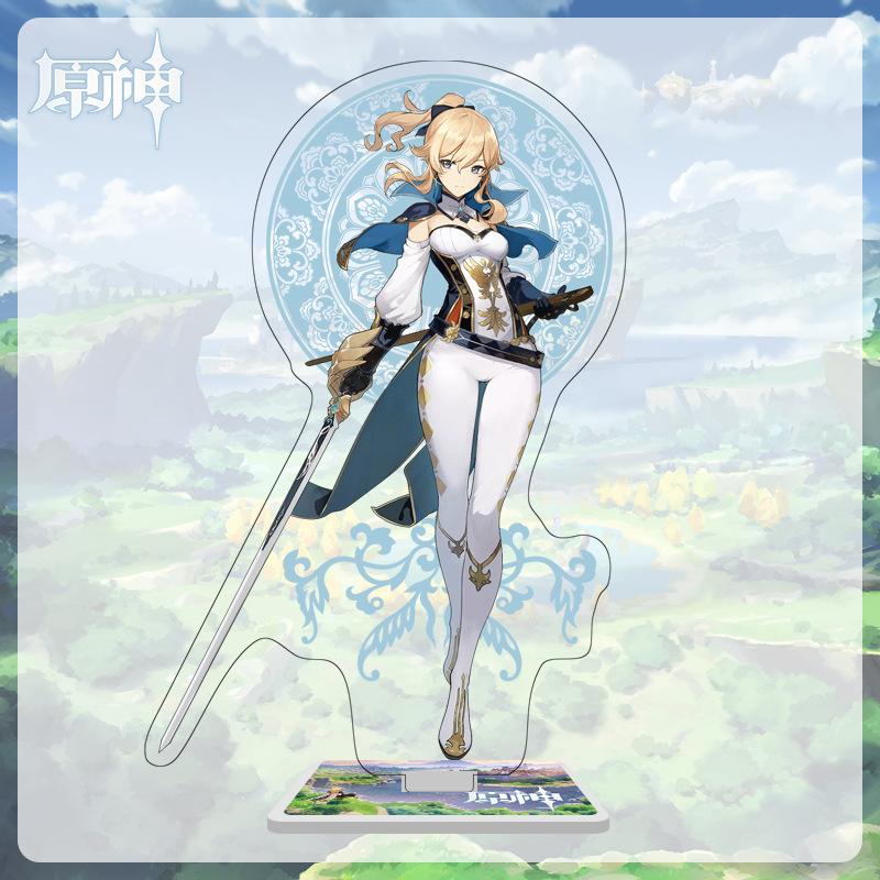 16cm Height Acrylic Large Stand-up Display Featuring Characters From Mondstadt and Liyue In Genshin