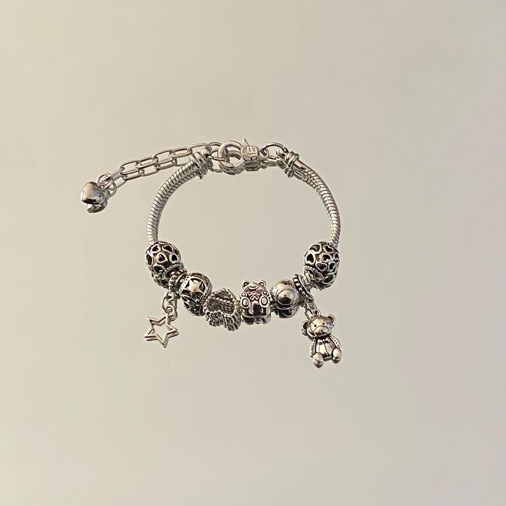 Fashion Butterfly Heart Moon Pendant Bracelet For Women Handmade Jewelry Gift