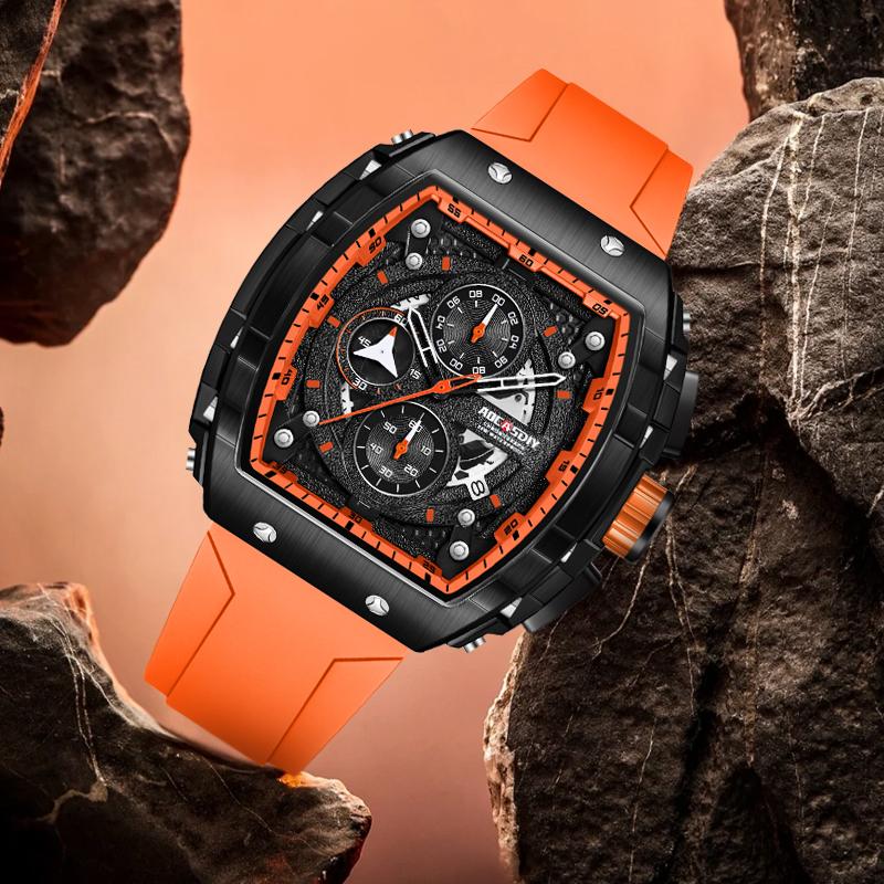 Fashion Movement Quartz Watch For Men Business Date Wristwatch Luxury Waterproof Time Clock