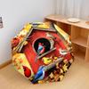 1 PC Automatic Folding Umbrella - Autumn Birdhouse Birds Pattern, Portable & Foldable Design with 8 Ribs, Christmas Birthday Gifts