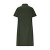 Housekeeping Uniform Dress Womens Button Down Scrub Dresses Short Sleeve Lapel Nursing Shirt Dress with Pockets
