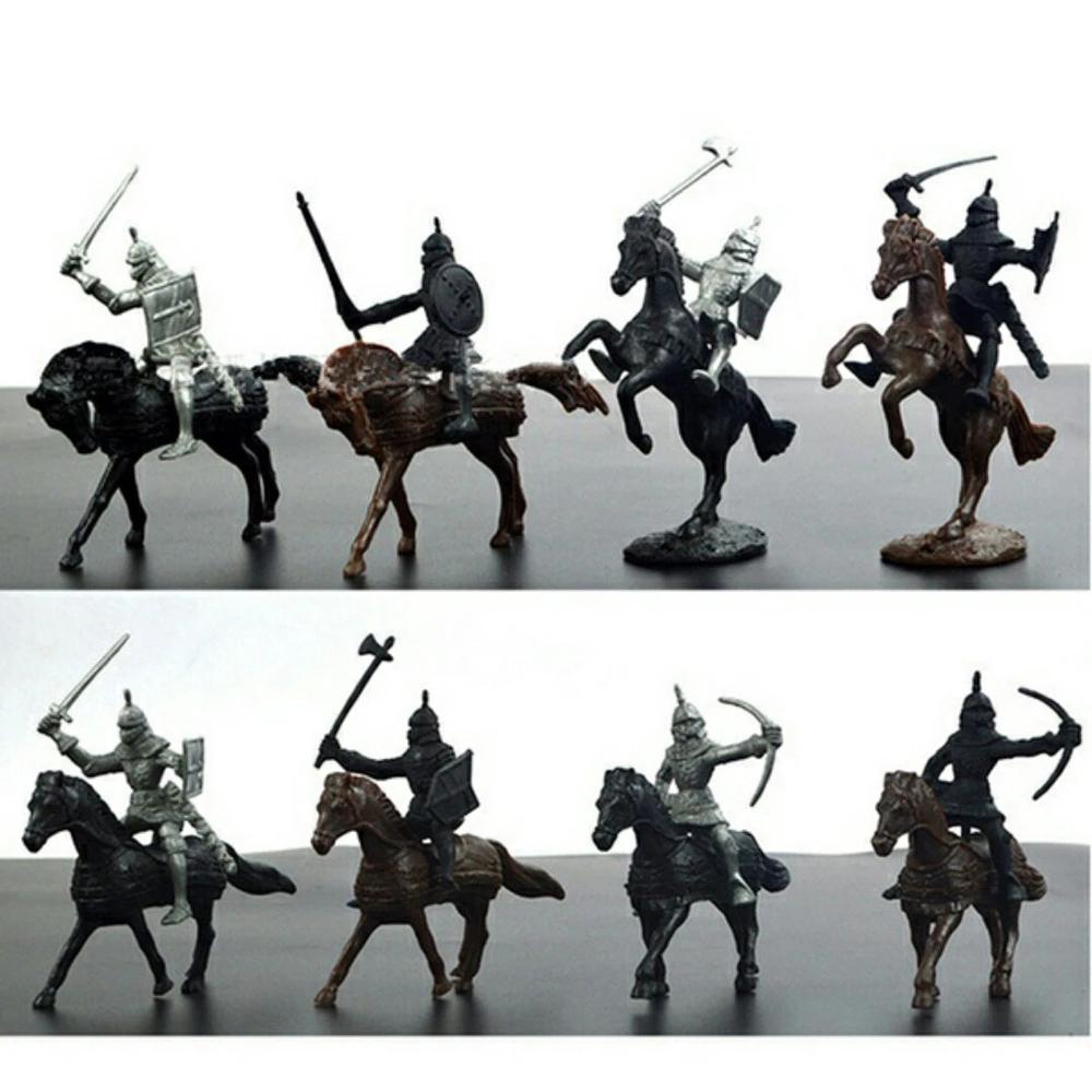 Figures Army Men Sandbox Game Soldier Model Toy Soldier Toy Knights Figure Models Medieval Knights