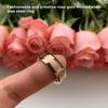 Woman Ring Stainless Steel Fashion Festival Birthday Wedding Party Work Shop School Date Travel Trendy Jewelry for