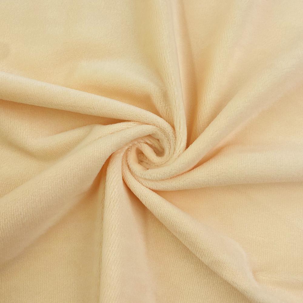 1,5 mm Florlänge Plüschstoff Umweltfreundlich Gewebt Mit 100% Polyester Material Machen Spielzeug Plüschstoff pro Meter Zum Nähen