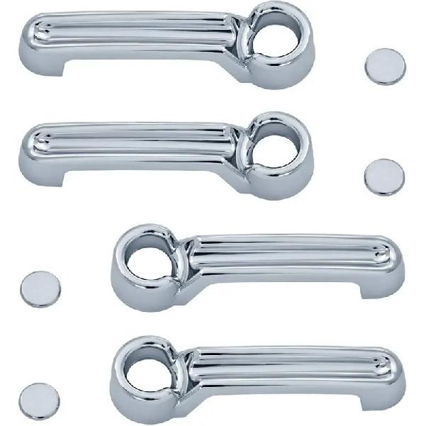 Chrome Door Handle Cover and Mirror Cover Set For 08-12 Jeep Liberty / 2007-2012 Dodge Nitro