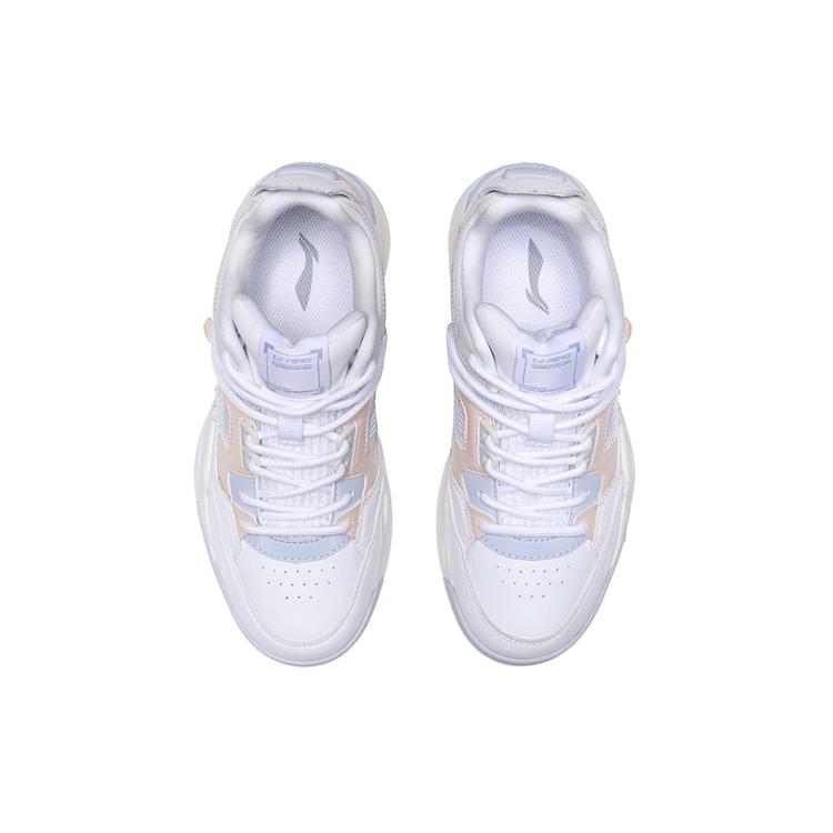 Li Ning Kunstleder, Polsterung aus Kunstleder, rutschfest, abriebfest, stützend, niedriges Modell AGBR022-3