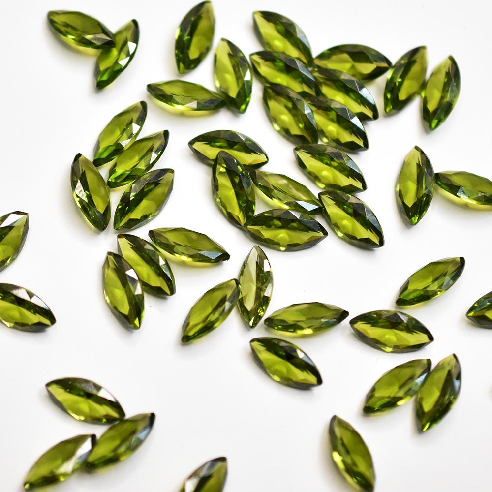 Natural Green Sapphire Loose Gemstone 12 Ct 10x5 Mm Marquise Cut Lot Stone September Birthstone Gift