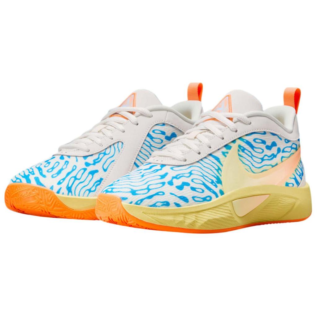 Nike Giannis Freak 6 SE GS Lenticular Kids Sneakers White Phantom Total-Orange HF1178-001