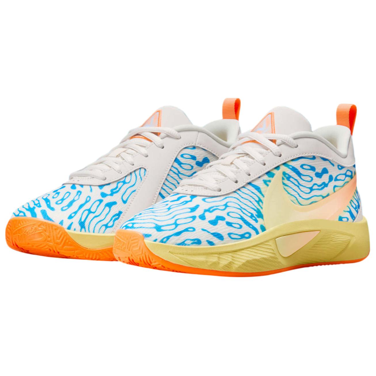 

Новые баскетбольные кроссовки Nike Giannis Freak 6 с низким верхом, нескользящие, износостойкие, унисекс, бело-сине-оранжевые HF1178-001 36