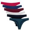 Damen 95% Baumwolle Atmungsaktive Low-Waist Yoga-Tangas