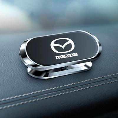 Magnetischer Handyhalter für das Auto Drehbar Mini-Streifenform Ständer Für Mazda 3 Alexa CX4 CX5 CX8 2 3 6 DJ BL BM GJ CX-5 CX5 CX-3 CX3 CX9